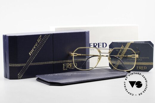 Fred Cap Horn - M Rare 80's Luxury Eyeglasses, unworn rarity incl. original case and packing; VERTU!, Made for Men