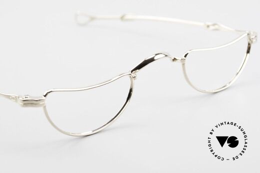 Lunor Goldbrille Solid Gold Glasses 16ct Frame, unworn ORIGINAL from 1991 (for all lovers of quality), Made for Men and Women