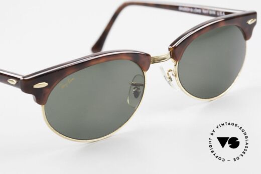 Ray Ban Clubmaster Oval 80's Bausch & Lomb Original, orig. name: Clubmaster Oval, W1264, G-15, 54x19, Made for Men and Women