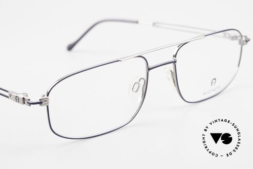 Aigner EA9111 90's Men's Eyeglasses Metal, DEMO lenses can be replaced optionally (optical / sun), Made for Men
