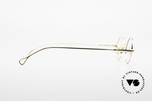 Lunor V 100 Oval Vintage Glasses Bicolor, this CLASSIC can be glazed (optical / sun) optionally, Made for Men and Women
