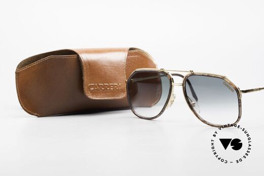 Carrera 5370 Classic Vintage Sunglasses, green-gradient Carrera lenses (100% UV protection), Made for Men