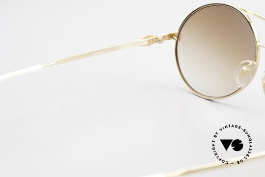 Bugatti 64317 Men's Sunglasses 80's Vintage, brown sun lenses could be replaced optionally, Made for Men