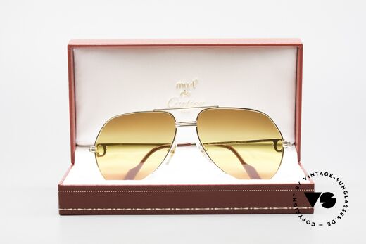 Cartier Vendome LC - M TRIPLE GRADIENT DESERT SUN, NO RETRO sunglasses, but an authentic vintage Original, Made for Men and Women Cartier Vendome LC - M TRIPLE GRADIENT DESERT SUN, NO RETRO sunglasses, but an authentic vintage Original, Made for Men and Women