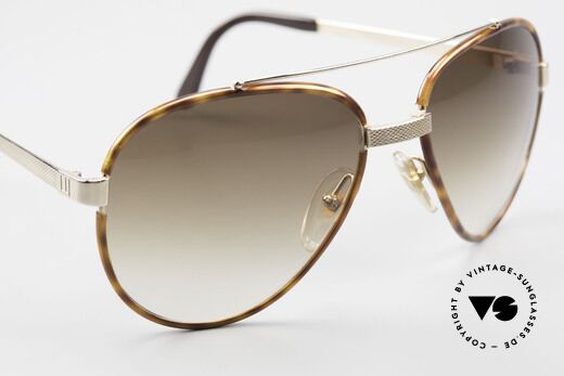 Dunhill 6023 80's Sunglasses Luxury Aviator, NO RETRO, but a precious 35 years old original, Made for Men