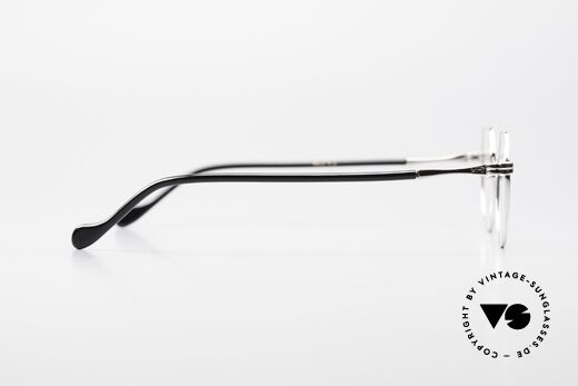 Lunor II A 18 Square Panto Frame Platinum, Size: small, Made for Men and Women