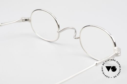 Lunor II 08 Small Oval Frame Platinum, SMALL OVAL glasses in size 40/25; PP = platinum-plated, Made for Men and Women