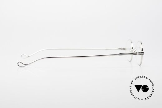 Lunor II 08 Small Oval Frame Platinum, Size: small, Made for Men and Women