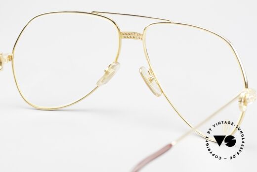 Cartier Grand Pavage Diamond Glasses Solid Gold, a precious, unworn ORIGINAL in LARGE size 62-14, 140, Made for Men