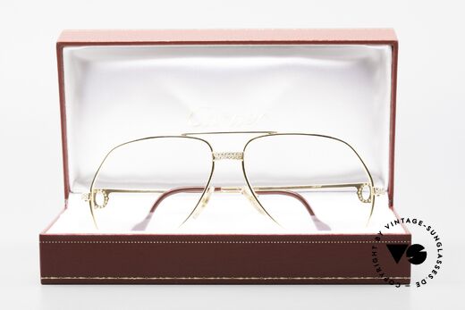 Cartier Grand Pavage Diamond Glasses Solid Gold, Size: large, Made for Men