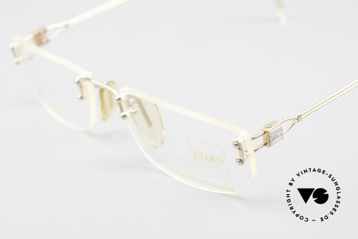 Henry Jullien Melrose 09 Rimless Vintage Frame 1994, NO retro specs; but an authentic rarity from 1993/94, Made for Women