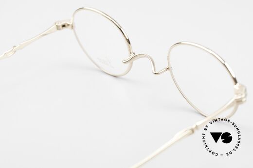 Lunor I 20 Telescopic Sliding Temples Gold Plated, Size: extra small, Made for Men and Women Lunor I 20 Telescopic Sliding Temples Gold Plated, Size: extra small, Made for Men and Women