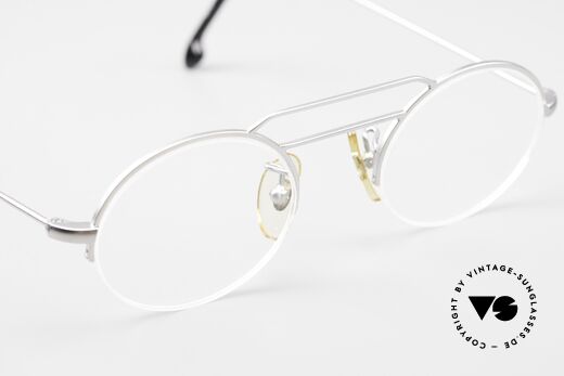 W Proksch's M5/8 90s Semi Rimless Dulled Silver, NO RETRO; but a 25 years old rarity in SMALL size, Made for Men and Women