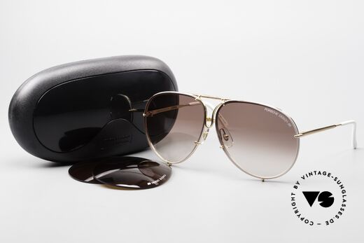Porsche 5623 Special Edition Vintage Shades, unworn rarity incl. orig. Porsche case; collector's item, Made for Men and Women