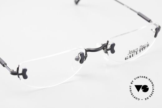 Jean Paul Gaultier 55-0174 Rimless 90's Designer Glasses, demo lenses can be replaced with optical (sun) lenses, Made for Men and Women