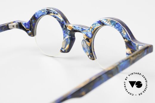 Proksch's A2 Futuristic Round 90's Eyeglasses, DEMOS can be replaced optionally (optical / sun), Made for Men and Women