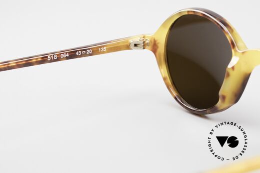Giorgio Armani EA518 Extra Small Vintage Sunglasses, frame fits optical lenses or sun lenses optionally, Made for Men and Women
