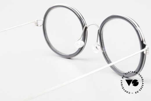 Lindberg Arthur Air Titan Rim Oval Titan Glasses Acetate, orig. Lindberg DEMO lenses can be replaced optionally, Made for Men and Women