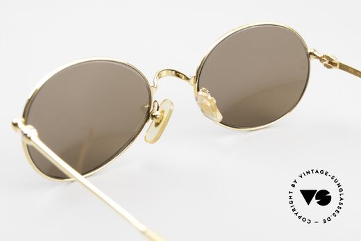 Cartier Saturne Oval 90's Luxury Sunglasses, NO RETRO eyewear; an old 90's original with Chanel case, Made for Men and Women