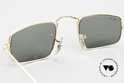 Ray Ban Classic Style IV Square Frame Small B&L USA, catalog name: Style 4 Square, W0982, G-15, 45/21, Made for Men and Women
