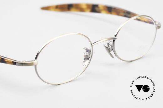 Lunor Cigar 532 AG Old Glasses Oval Antique Gold, the orig. Lunor DEMO lenses can be replaced optionally, Made for Men and Women