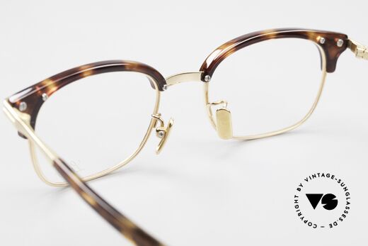 Lunor Combi 95 Combi Titan Frame Gold Plated, the quality frame (unisex style) can be glazed optionally, Made for Men and Women