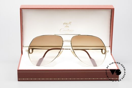 Cartier Grand Pavage Jewel Sunglasses Solid Gold, Size: large, Made for Men