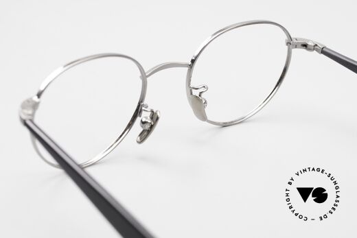 Lunor Cigar 531 AS Antique Silver Frame Panto, full rimmed frame can be glazed with lenses of any kind, Made for Men and Women