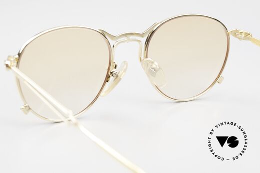 Jean Paul Gaultier 55-2177 Gold Plated Designer Shades, NO RETRO SHADES; a precious old ORIGINAL, size 49/19, Made for Men and Women