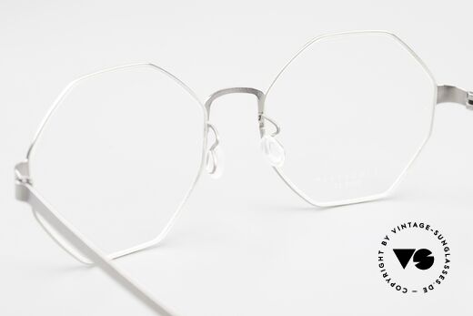 Lindberg 9609 Strip Titanium Octagonal Frame Ladies & Gents, titanium frame fits lenses (optical / sun) of any kind, Made for Men and Women