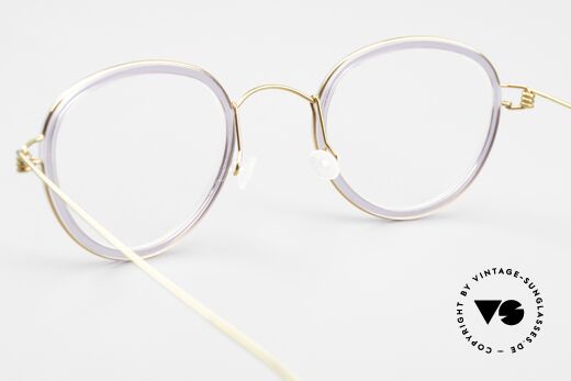 Lindberg Jackie Air Titan Rim Women's Glasses Small Panto, orig. Lindberg DEMO lenses can be replaced optionally, Made for Women