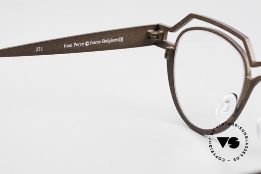 Theo Belgium Percé Panto Designer Specs Titanium, DEMO lenses should be replaced with prescriptions, Made for Men and Women