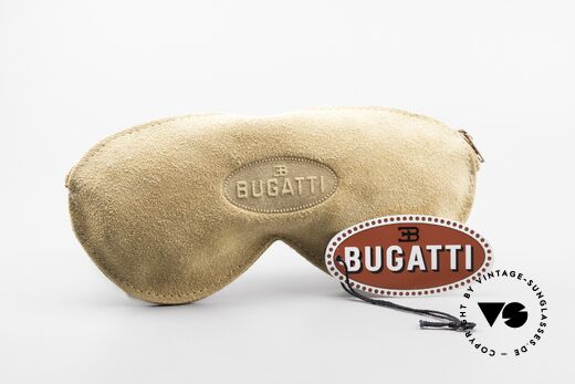 Bugatti 02927 Large 80's Sunglasses For Men, dark green sun lenses can be replaced with prescriptions, Made for Men