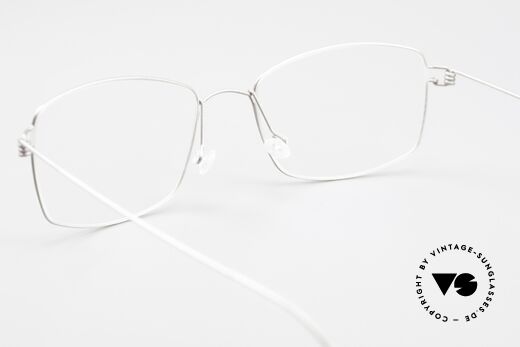 Lindberg Casper Air Titan Rim Square Titanium Glasses Unisex, simple & strong frame: free from screws, rivets & welds, Made for Men and Women