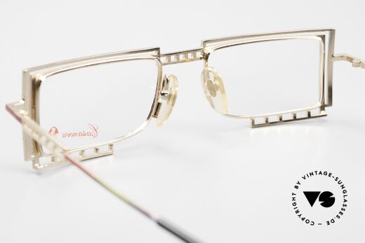 Casanova LC4 Square Specs Rainbow Colored, unworn with orig. Casanova demo lens, new old stock, Made for Men and Women