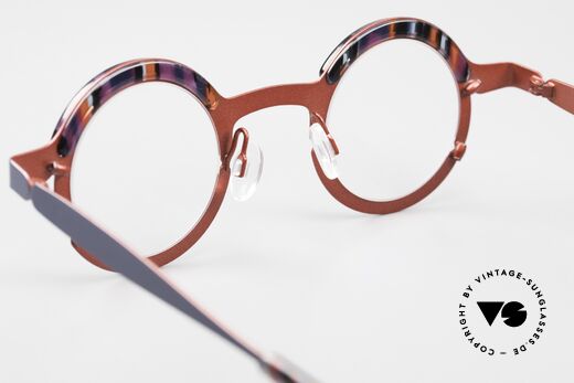 Theo Belgium Tag Round Glasses Women And Men, metal frame can be glazed with lenses of any kind, Made for Men and Women