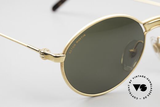 Aston Martin AM01 Oval Glasses Limited Edition, unworn rarity from 1992 with orig. Aston Martin case, Made for Men