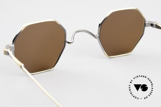 Lunor II 11 Square Panto Shades XS, NO RETRO SUNGLASSES; but a luxury vintage ORIGINAL, Made for Men and Women