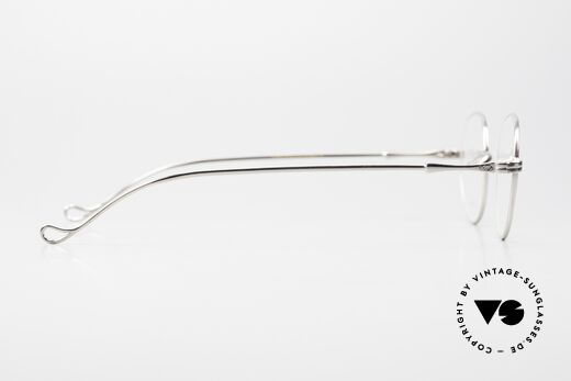 Lunor II 22 Metal Glasses Platinum Plated, this quality frame can be glazed with lenses of any kind, Made for Men and Women