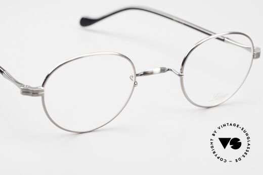 Lunor II A 22 Round Specs Antique Silver AS, NO RETRO EYEGLASSES; but a luxury vintage ORIGINAL, Made for Men and Women