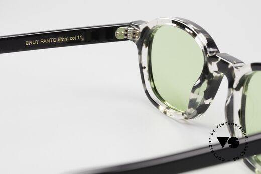 Lesca Brut Panto 8mm Limited Edition Collection, limited, since vintage acetate is only a little available, Made for Men and Women