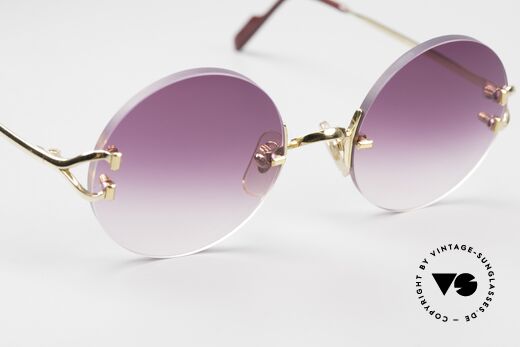 Cartier Madison Limited One Of A Kind Purple Customized, 130mm width (Medium size) and 100% UV protection, Made for Men and Women