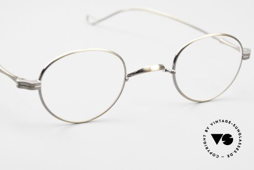 Lunor II 20 Small 90's Frame Antique Gold, this quality frame can be glazed with lenses of any kind, Made for Men and Women