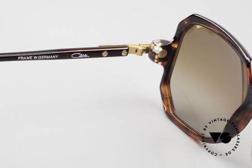 Cazal 639 80's West Germany Cazal Frame, with brown-gradient sun lenses: 100% UV protection, Made for Men