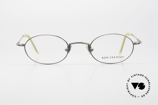 Koh Sakai KS9721 Oval Vintage Glasses Titanium, unworn, NOS (like all our old L.A.+ Sabae eyeglasses), Made for Men and Women