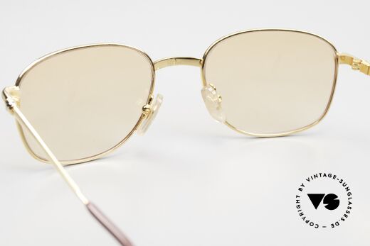Cartier Segur 90's Glasses Women And Men, new orange-gradient lenses (also wearable at night), Made for Men and Women