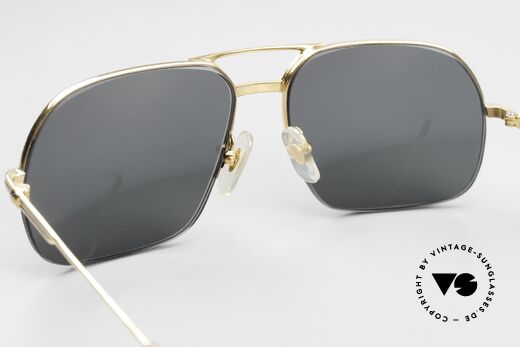 Cartier Orsay Luxury Vintage Sunglasses 90'S, with new CR39 UV400 lenses in gray-green G15 color, Made for Men