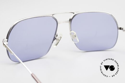 Cartier Orsay 90s Luxury Platinum Sunglasses, with new CR39 UV400 sun lenses in blue (100% UV), Made for Men