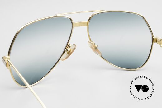 Cartier Vendome Santos - M Double Gradient Green Lens, 2. hand model, but in mint condition + orig. Cartier box, Made for Men and Women