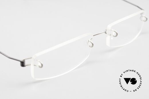 Lindberg Air Titan 347 Rimless Titanium Frame, a timless old unworn original with orig. LINDBERG case, Made for Men and Women